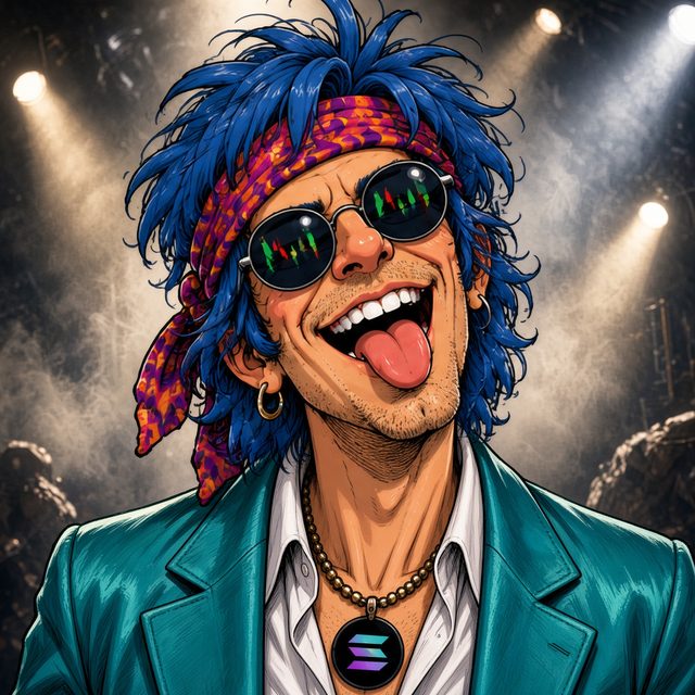 Degen Dave in the matching teal suit